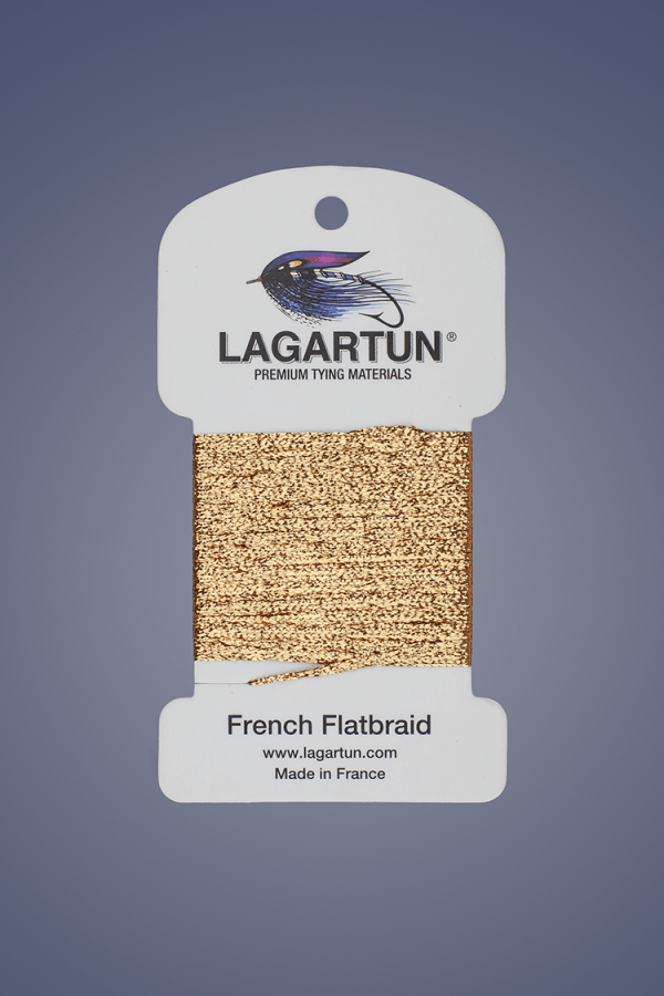 Lagartun Flatbraid - Wire , Tinsel &amp; Lead - Fly Fish Food