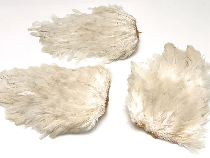 Moonlit India Hen Back Saddles - Feathers &amp; Marabou - Fly Fish Food