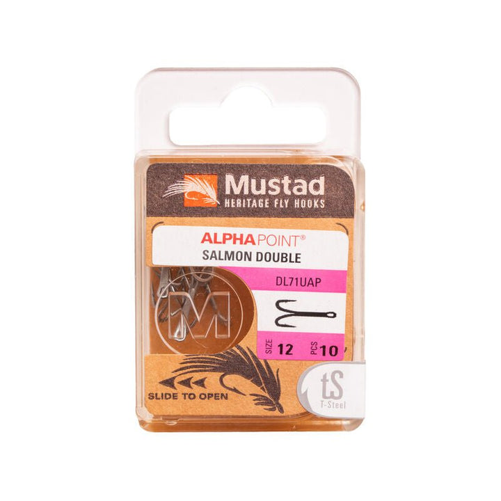 Mustad - Salmon Double Hook DL71UAP - Hooks &amp; Shanks - Fly Fish Food