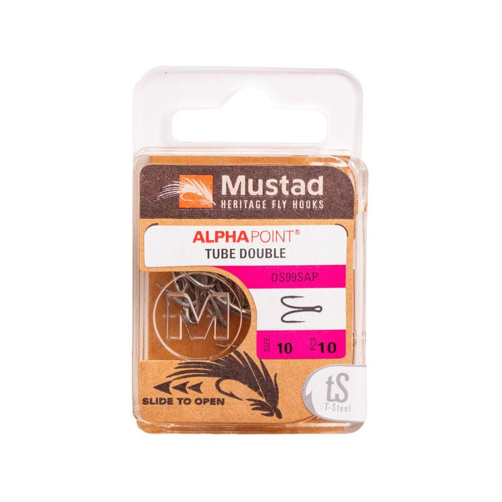 Mustad - Salmon Tube Double Hook DS99SAP - Hooks &amp; Shanks - Fly Fish Food