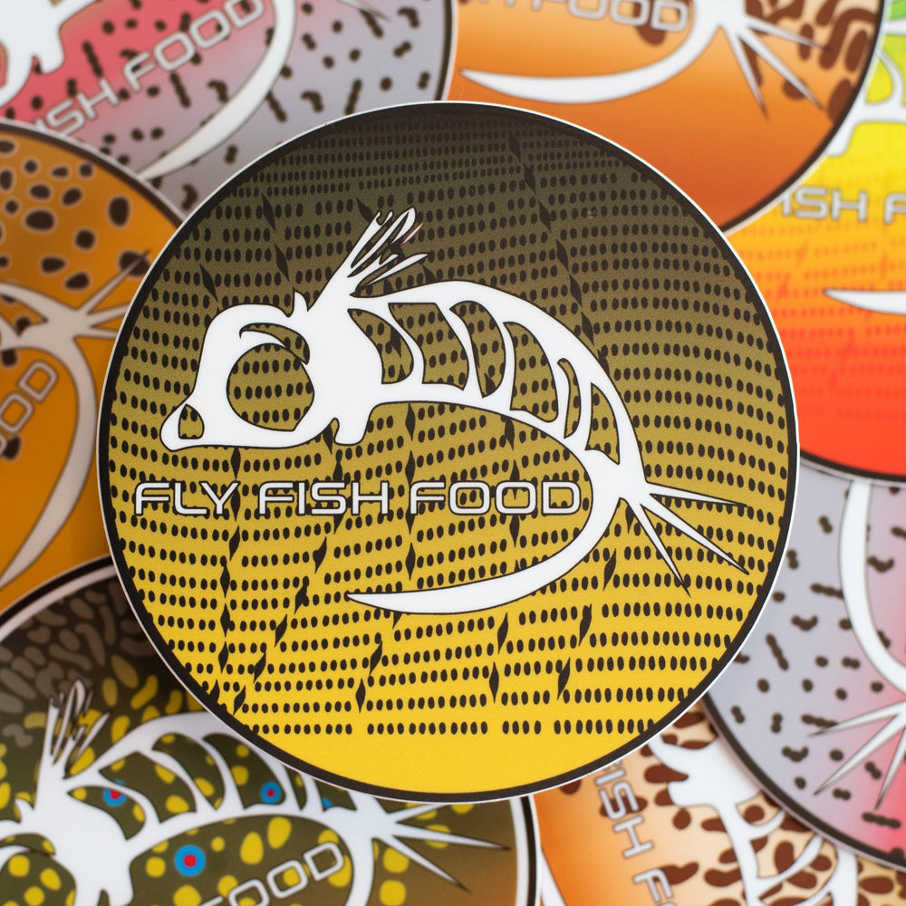 Fly Fish Food Sticker - Dorado (4") - Stickers - Fly Fish Food