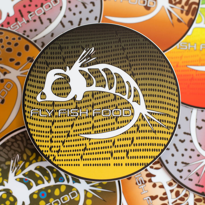 Fly Fish Food Sticker - Dorado (4") - Stickers - Fly Fish Food