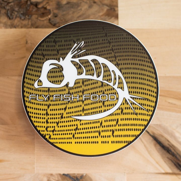 Fly Fish Food Sticker - Dorado (4") - Stickers - Fly Fish Food