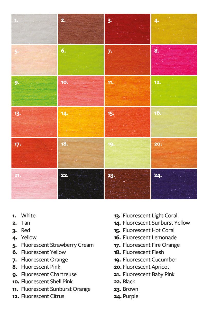 Fulling Mill Mini EZ Egg Yarn UV - Chenille - Fly Fish Food