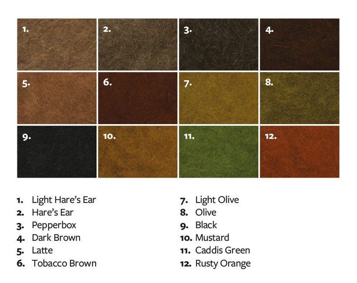 Fulling Mill ECO Warrior Dub - Dubbing - Fly Fish Food