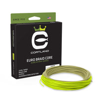Cortland Euro Nymph Braid Core Fly Line - Sage Green/Chartreuse .22 - Level - Fly Lines - Fly Fish Food