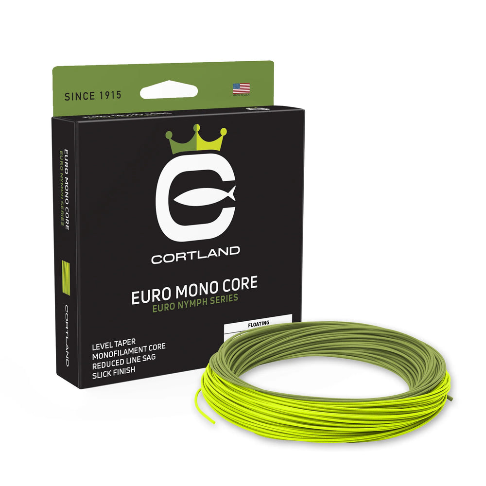 Cortland Euro Nymph Mono Core Fly Line - Gecko Green/Chartreuse - Fly Lines - Fly Fish Food
