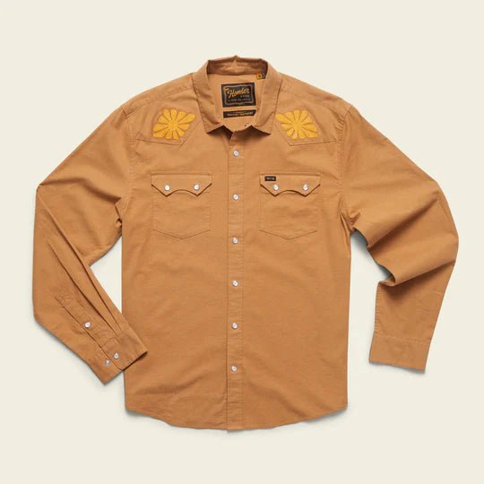 Howler Bros - Crosscut Deluxe Snapshirt - Fawn: Deep Thoughts - Apparel - Fly Fish Food