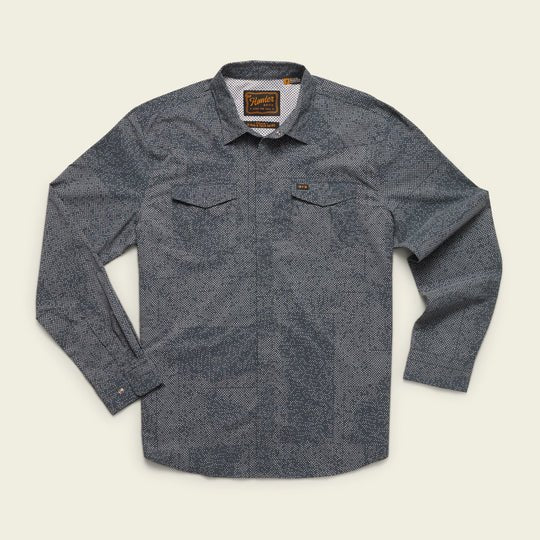 Howler Bros - H Bar Tech Longsleeve - Dot Matrix: Dark Slate - Apparel - Fly Fish Food