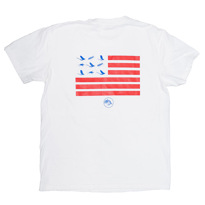 FFF Patriotic Fly Flag T-Shirt - Apparel - Fly Fish Food