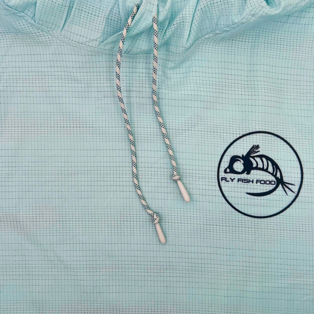 FFF Logo - RepYourWater Squatch and Release Badge Flolite Sun Hoody - Apparel - Fly Fish Food