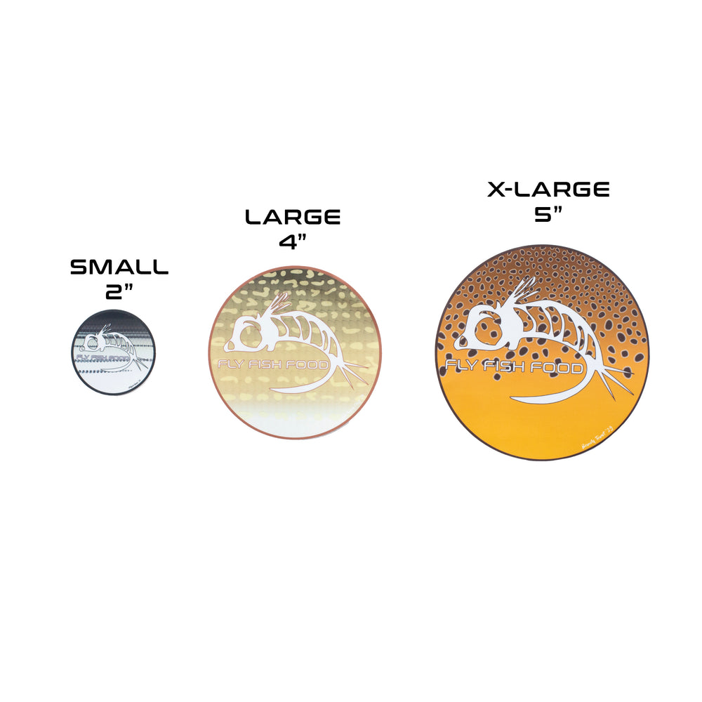 Fly Fish Food Sticker - Brook Trout (2") - Stickers - Fly Fish Food