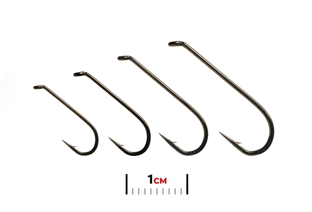 Fulling Mill 1715 Stealth Nymph Special Non - Reflective Black Hook - Hooks &amp; Shanks - Fly Fish Food
