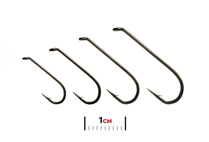 Fulling Mill 1715 Stealth Nymph Special Non - Reflective Black Hook - Hooks &amp; Shanks - Fly Fish Food