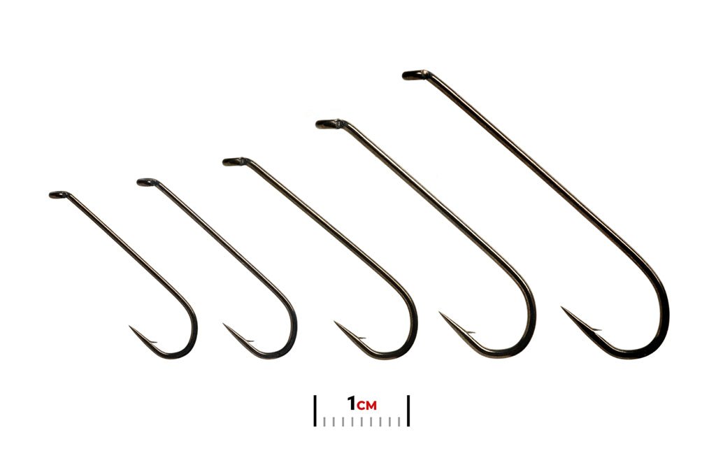 Fulling Mill 2225 Stealth Streamer Non - Reflective Black Hook - Hooks & Shanks - Fly Fish Food
