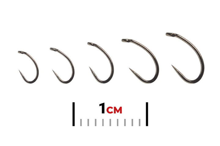 Fulling Mill 5145 Tactical Midge Black Nickel Hook - Barbless - Hooks &amp; Shanks - Fly Fish Food