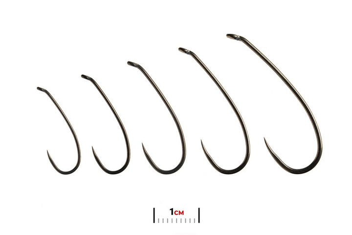 Fulling Mill 5155 Tactical Big Bug Non - Reflective Black Hook - Barbless - Hooks &amp; Shanks - Fly Fish Food
