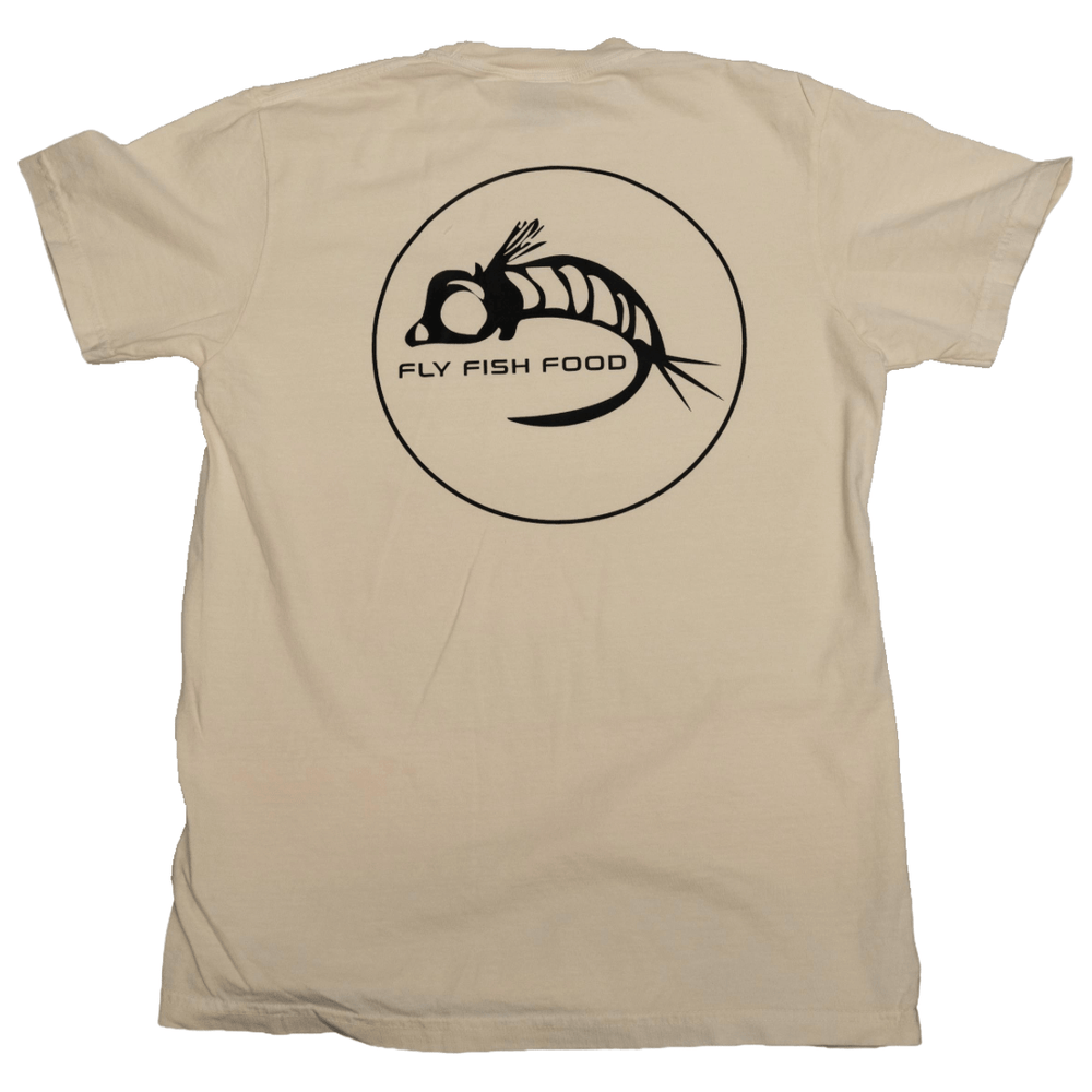 Fly Fish Food Logo Tee - Cream - Apparel - Fly Fish Food