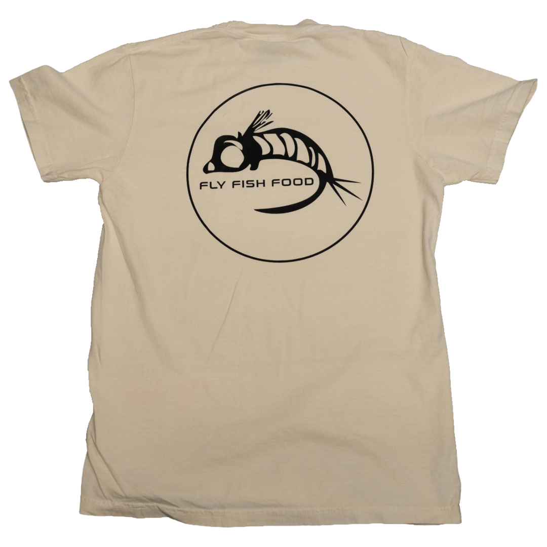 Fly Fish Food Logo Tee - Cream - Apparel - Fly Fish Food