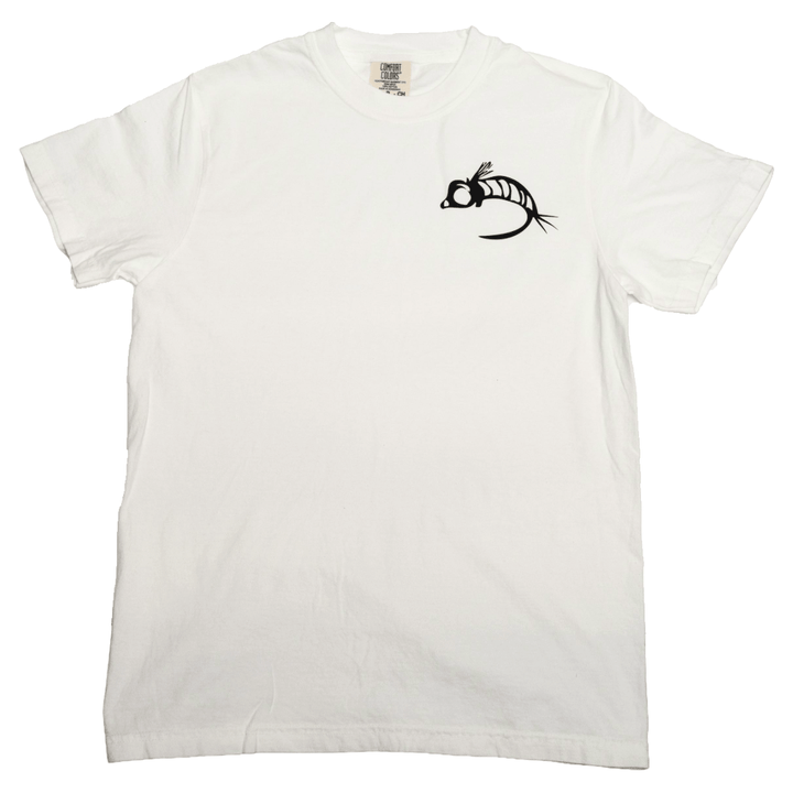 Fly Fish Food Black Tee - White - Apparel - Fly Fish Food
