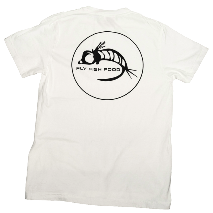 Fly Fish Food Black Tee - White - Apparel - Fly Fish Food