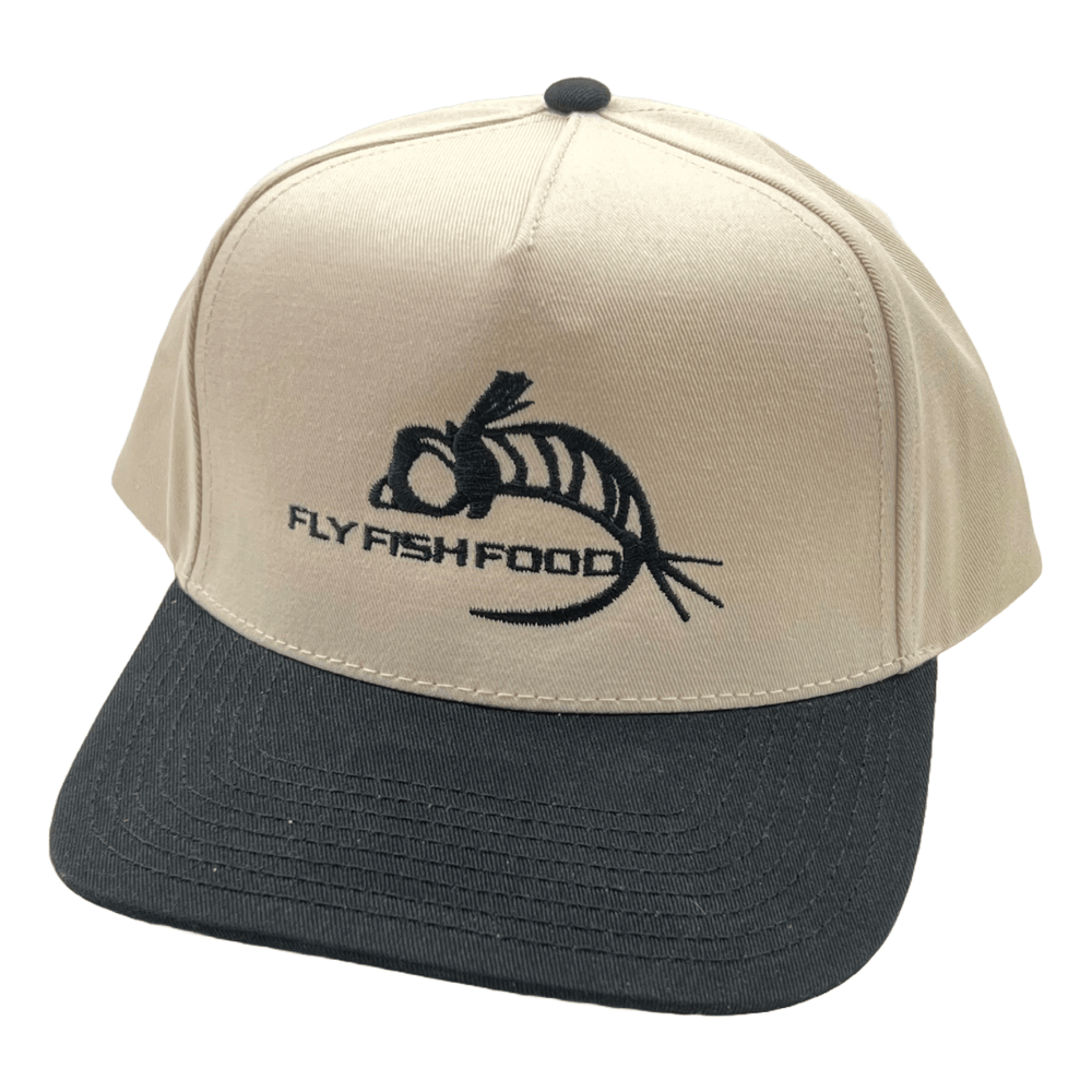 Fly Fish Food Logo Hat - Cream/Black - Hats - Fly Fish Food