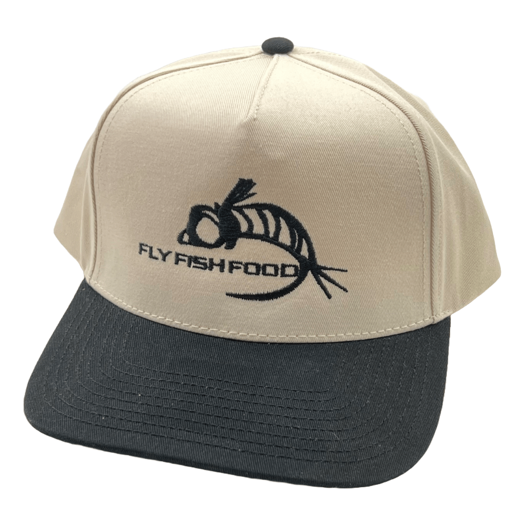 Fly Fish Food Logo Hat - Cream/Black - Hats - Fly Fish Food