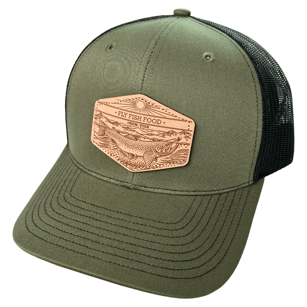 Fly Fish Food Orem, UT & Casey Underwood Hat - Olive - Hats - Fly Fish Food