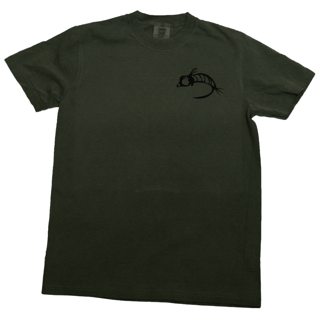 Fly Fish Food Logo Tee - Olive - Apparel - Fly Fish Food