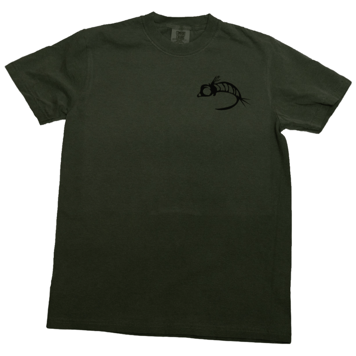Fly Fish Food Logo Tee - Olive - Apparel - Fly Fish Food