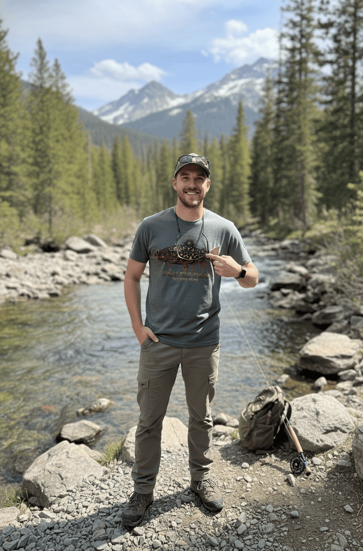 Fly Fish Food Brookie Stream Punk Tee - Apparel - Fly Fish Food