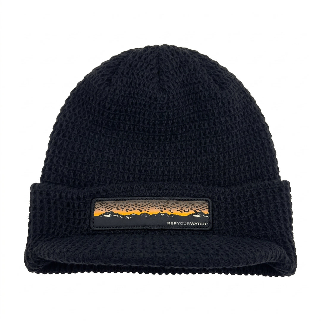 RepYourWater - Brown Trout Mountains Knit Hat