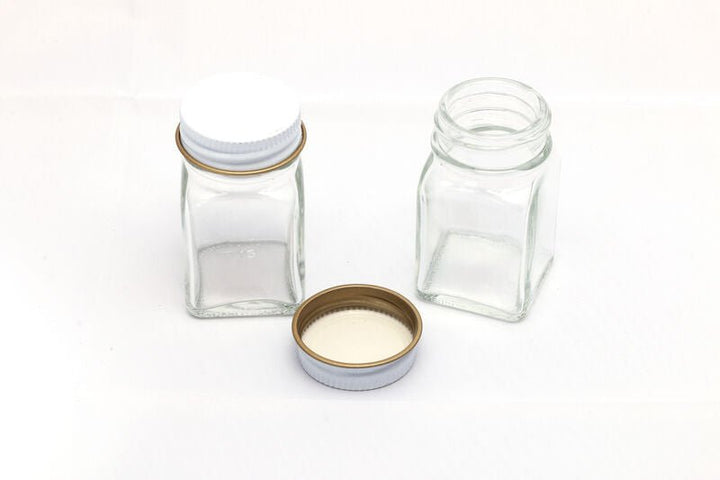 Hareline Empty Glass 1oz Glue Jar - UV Resin &amp; Adhesives - Fly Fish Food
