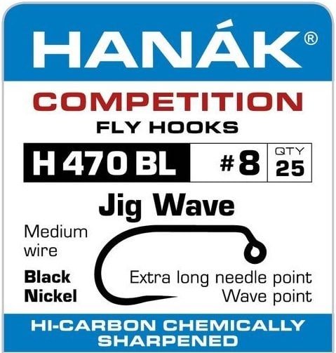 Hanak H 470 BL Jig Wave - Hooks &amp; Shanks - Fly Fish Food