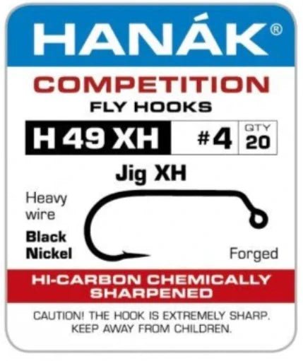 Hanak H 49 XH Jig Hooks - Hooks &amp; Shanks - Fly Fish Food