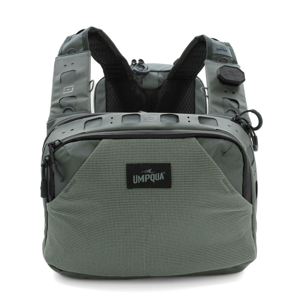 Umpqua Swiftlink Overlook Chest Pack - Sage - Packs & Bags - Fly Fish Food