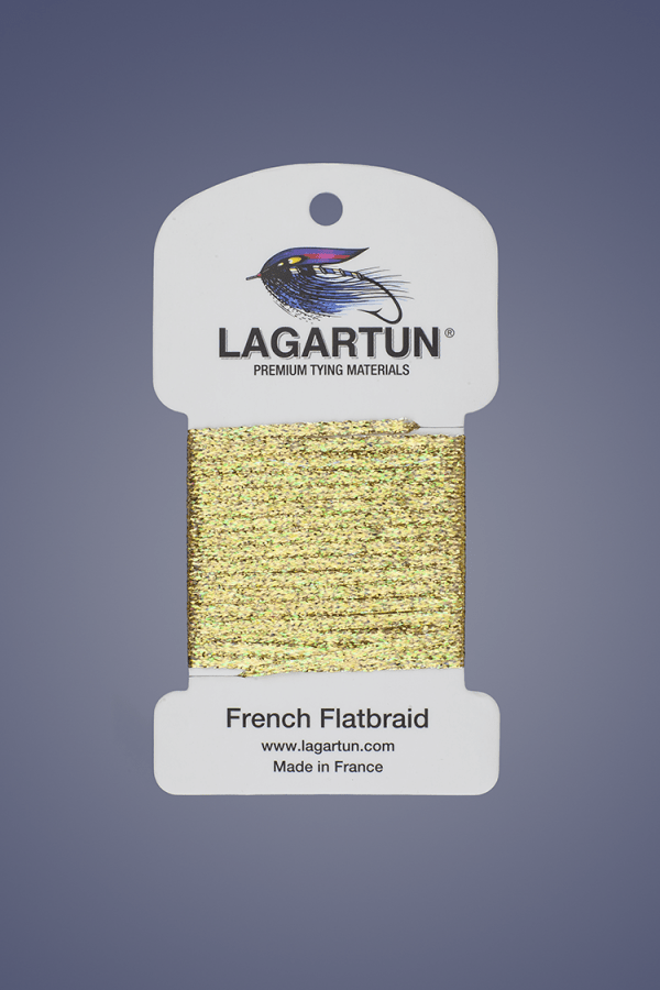 Lagartun Flatbraid - Wire , Tinsel &amp; Lead - Fly Fish Food