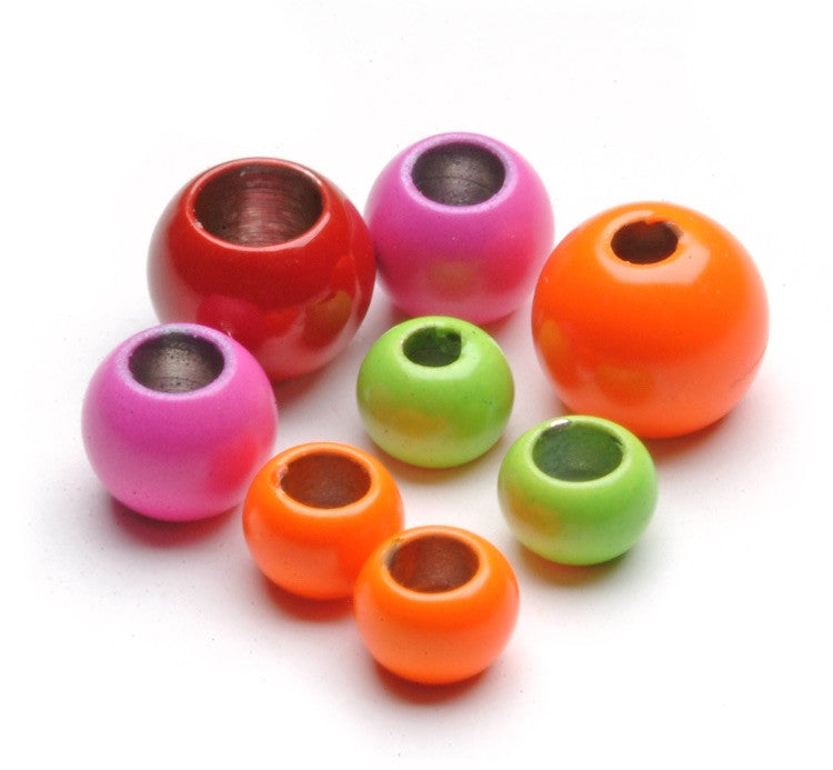 Umpqua Bead Tungsten Painted 20PC - Hot Orange 3.3MM
