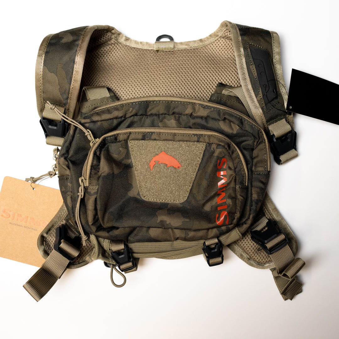 Tributary Hybrid Chest Pack - Regiment Camo Olive Drab - Packs &amp; Bags - Fly Fish Food