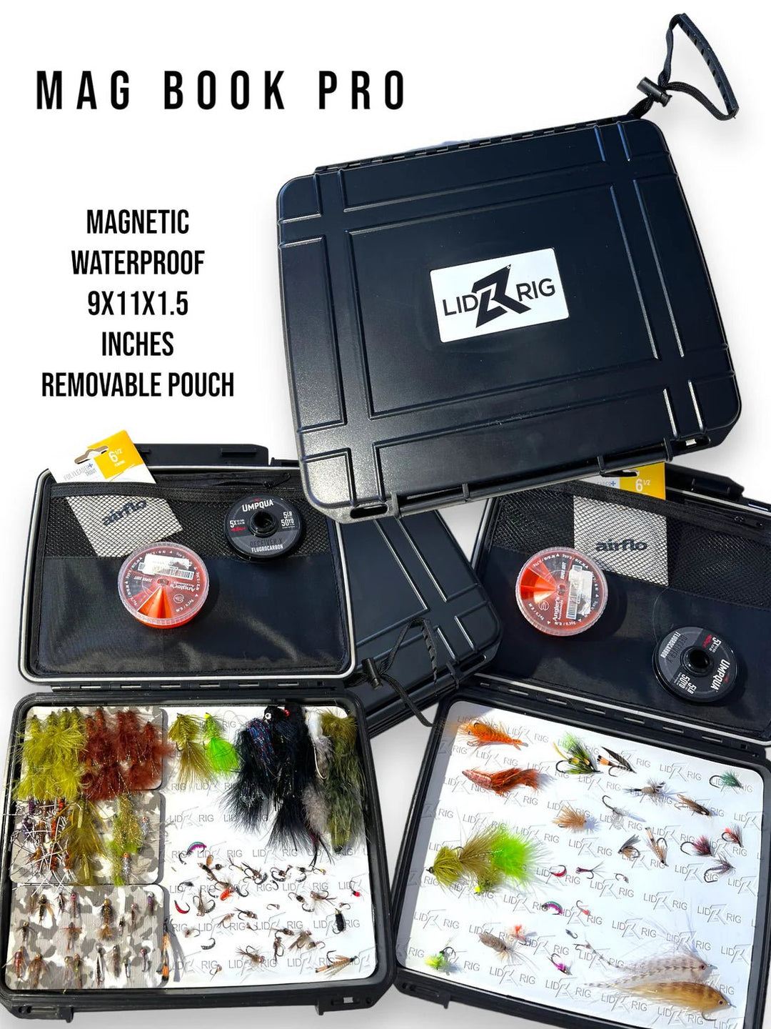 Lid Rig - Mag Book Pro - Fly Boxes - Fly Fish Food