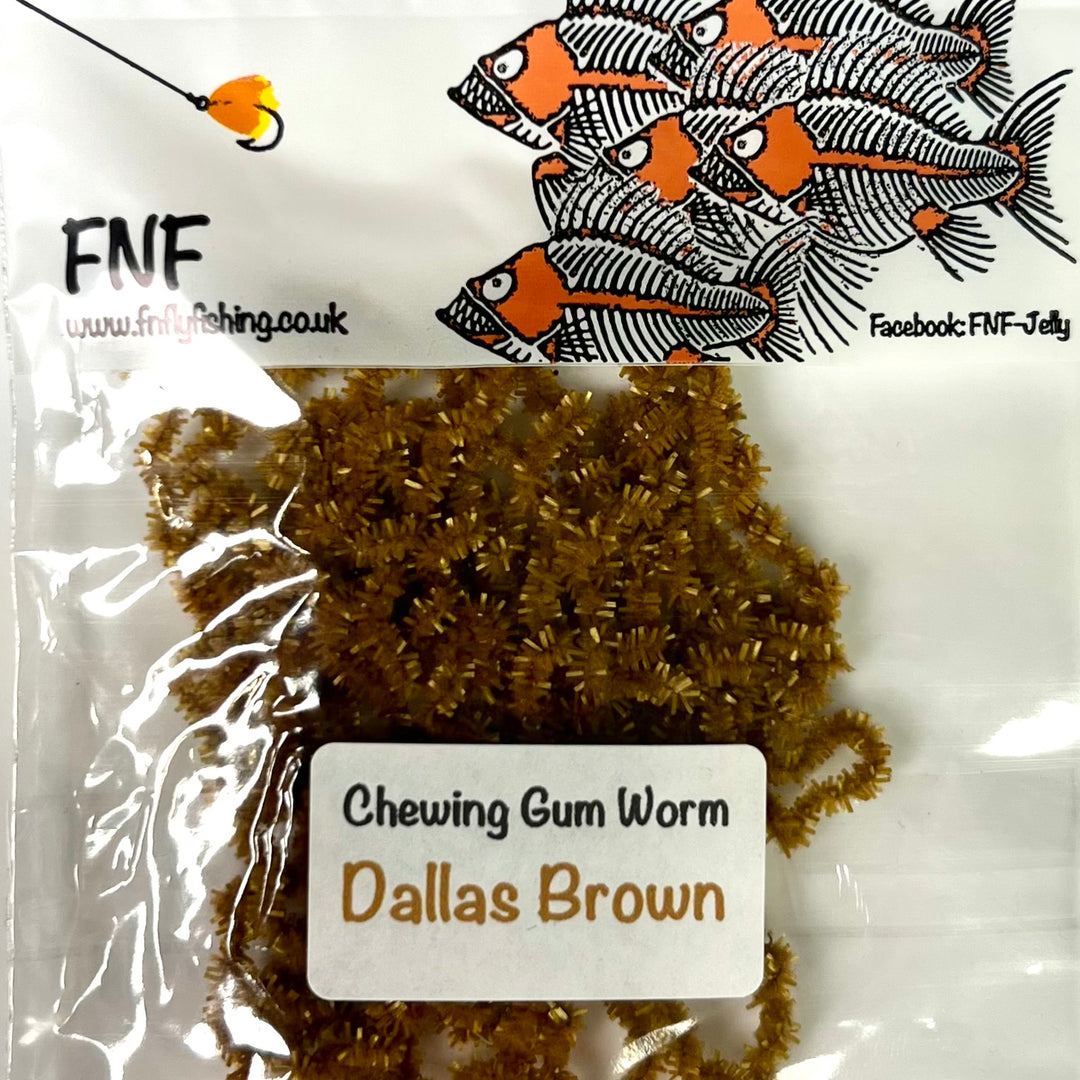 FNF 3mm Chewing Gum Worm Chenille - Chenille - Fly Fish Food