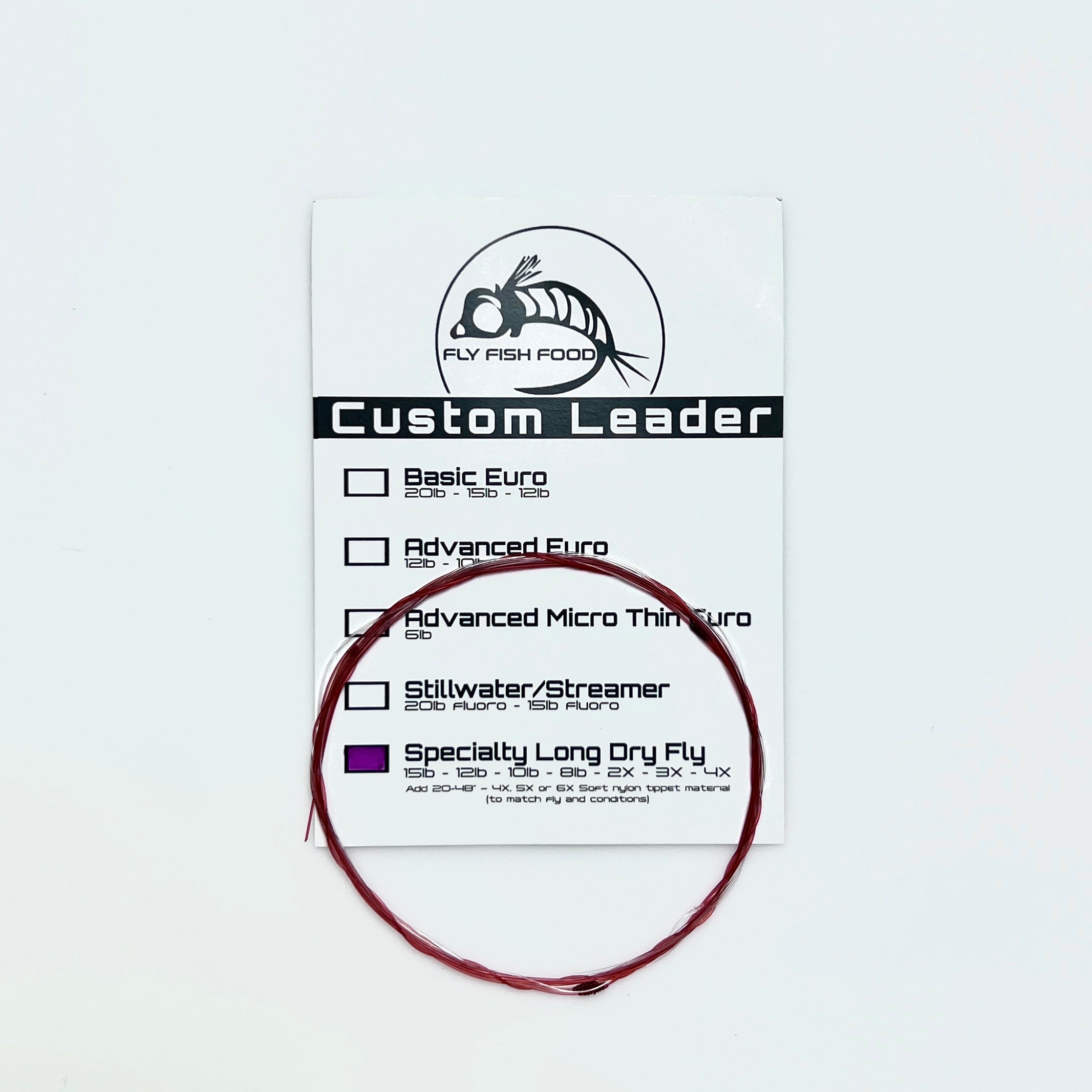 Fly Fish Food Custom Built Leaders - Tippet, Leader & Accessories - Fly Fish Food
