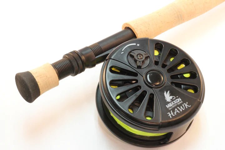 Maxxon Outfiters - TIMBER HAWK Fly Rod, Reel &amp; Line Combo - Rods - Fly Fish Food
