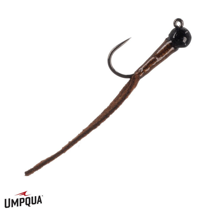 Jigged Leather Leech - Brown - Flies - Fly Fish Food