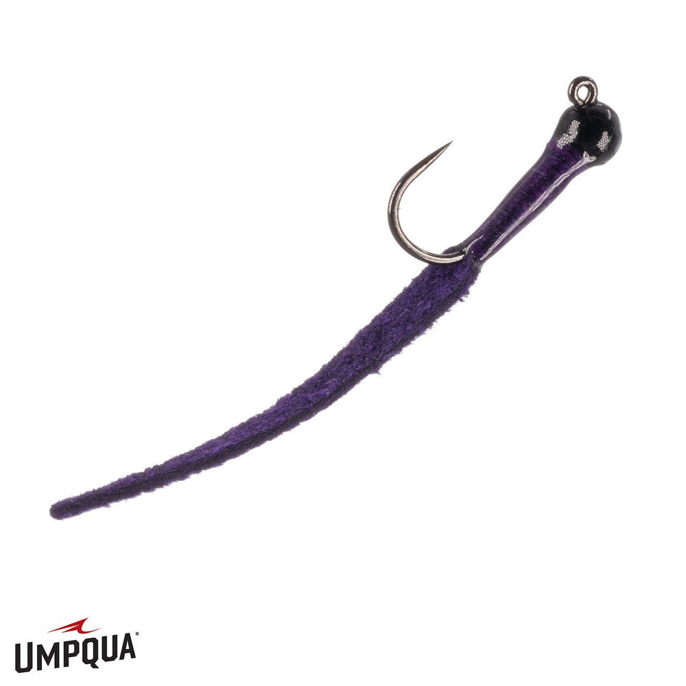 Jigged Leather Leech - Purple - Flies - Fly Fish Food