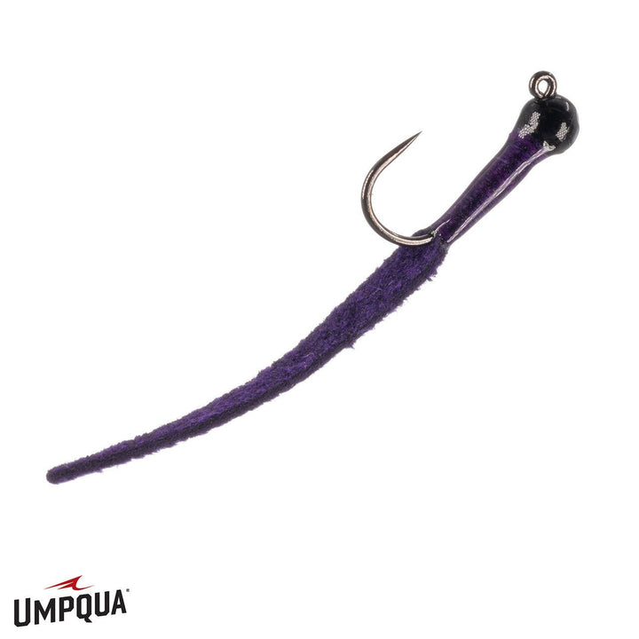 Jigged Leather Leech - Purple - Flies - Fly Fish Food