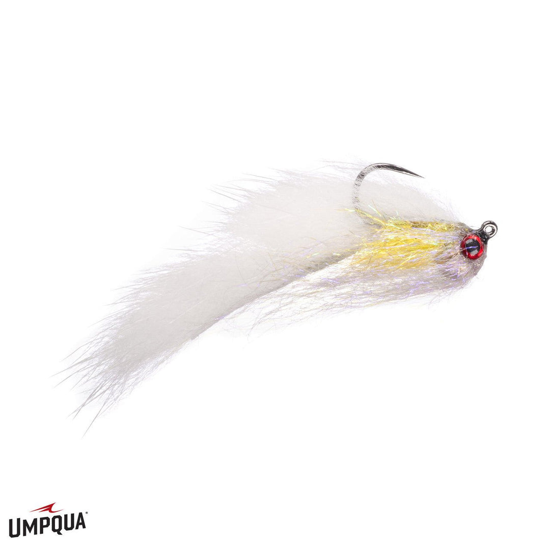 Jigged Micro Meat - White - Flies - Fly Fish Food