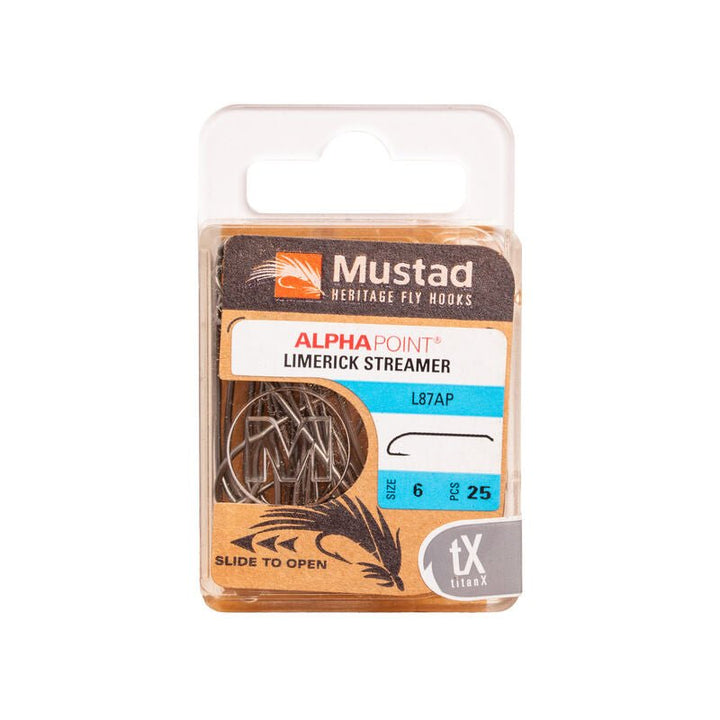 Mustad - Limerick Streamer Hook L87AP - Hooks &amp; Shanks - Fly Fish Food