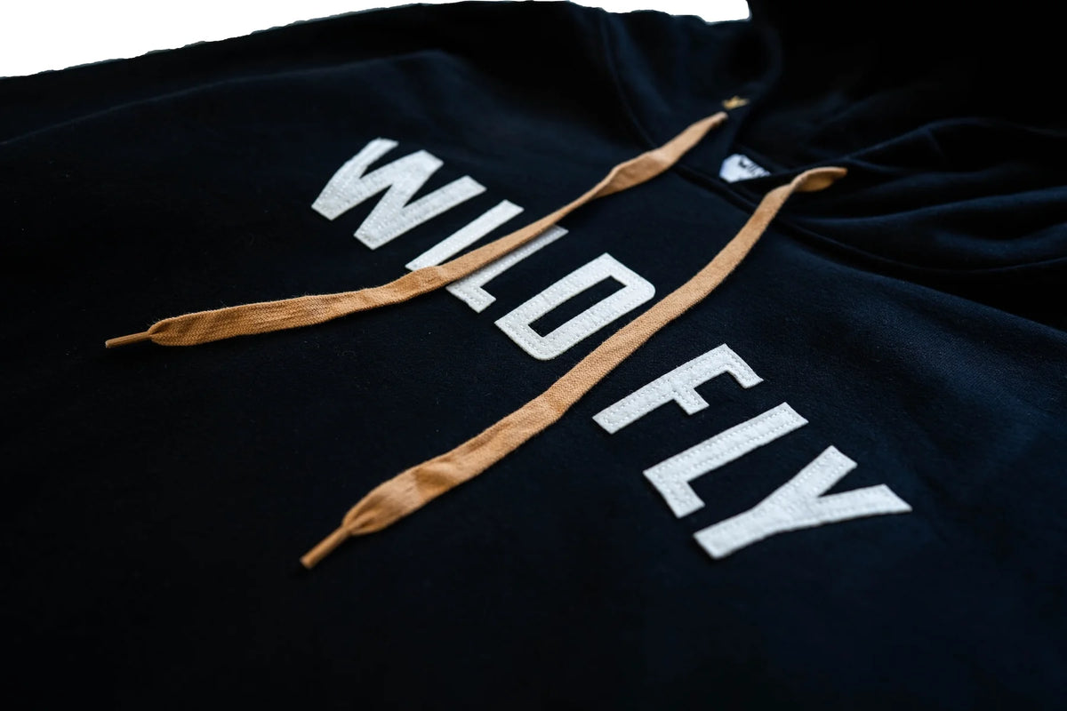 Wild Fly - Legacy Hoodie - Black - Apparel - Fly Fish Food