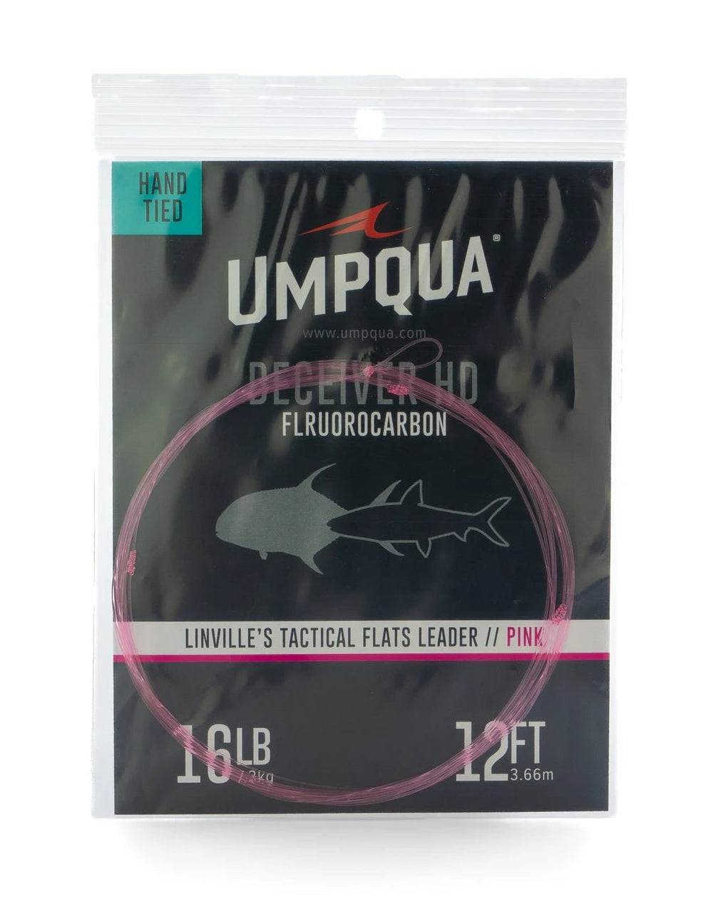 Umpqua Linville Tactical Flats Leader - Pink - Tippet, Leader & Accessories - Fly Fish Food